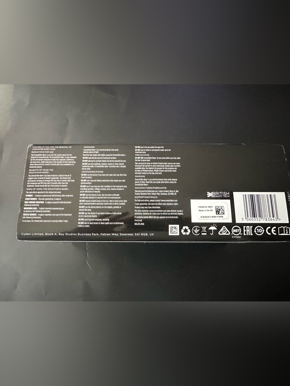 SmoothSkin bare+ Ultrafast IPL Hair Removal - New In Box - Picture 3 of 3